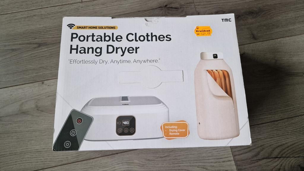 Nieuw! Draagbare elektrische wasdroger, Witgoed en Apparatuur, Wasdrogers, Minder dan 85 cm, Nieuw, Ophalen of Verzenden, Minder dan 4 kg