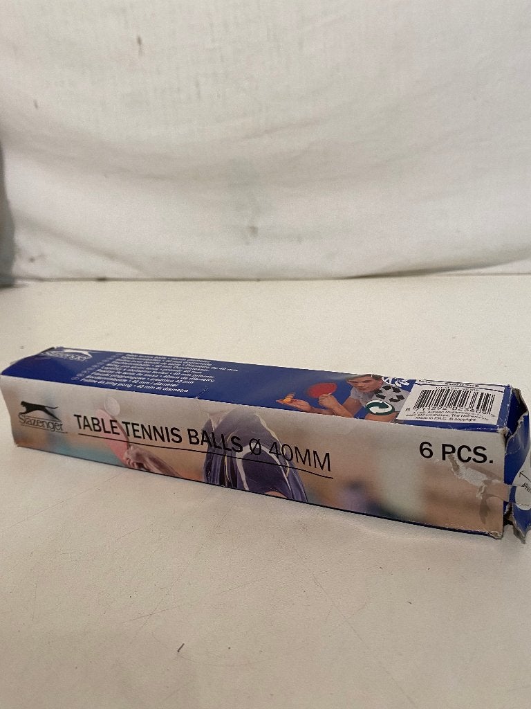 6 tafel tennisballen, Niet bekend, Ballen, L00, Ophalen of Verzenden