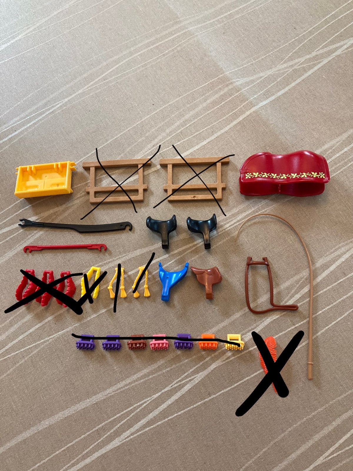 Playmobil accessoires voor paarden., Ophalen of Verzenden, Zo goed als nieuw