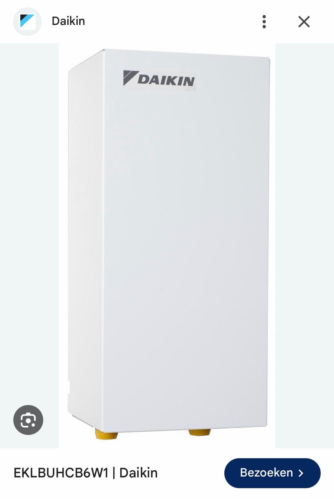 Daikin EKLBUHCB6W1 6 kW Back-up Heater Altherma - Nieuw, Ophalen of Verzenden, Nieuw