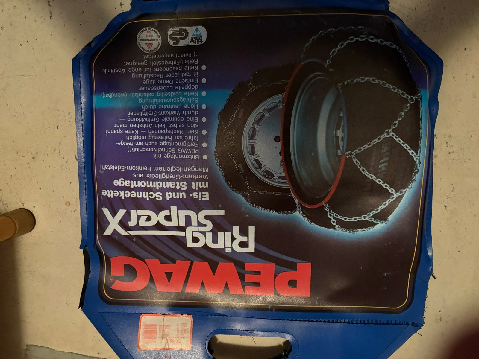 Pewag Ring Super X sneeuwkettingen - FX 62, Auto diversen, Sneeuwkettingen, Ophalen, Zo goed als nieuw