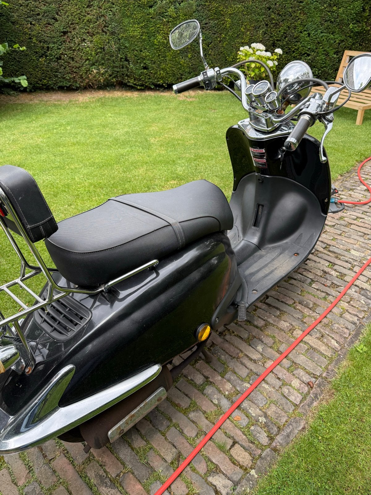 Znen Retro Scooter - Zwart, Weinig kilometers, Ophalen, Gebruikt, Benzine, Overige merken