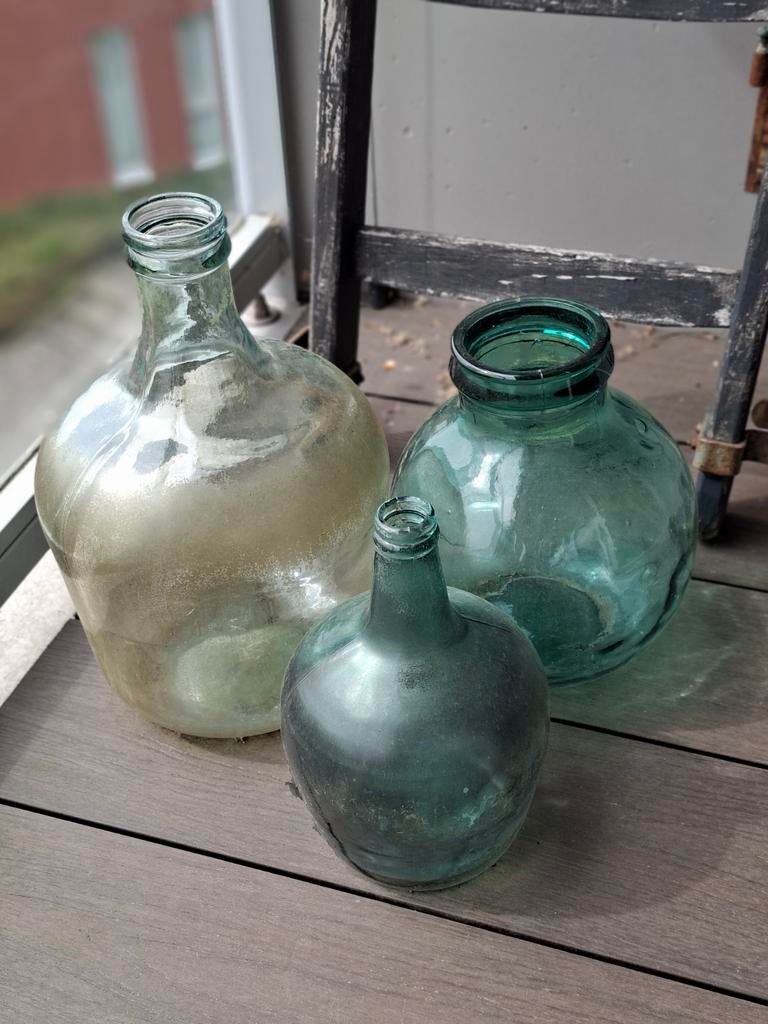 3 gistflessen, Antiek en Kunst, Ophalen of Verzenden