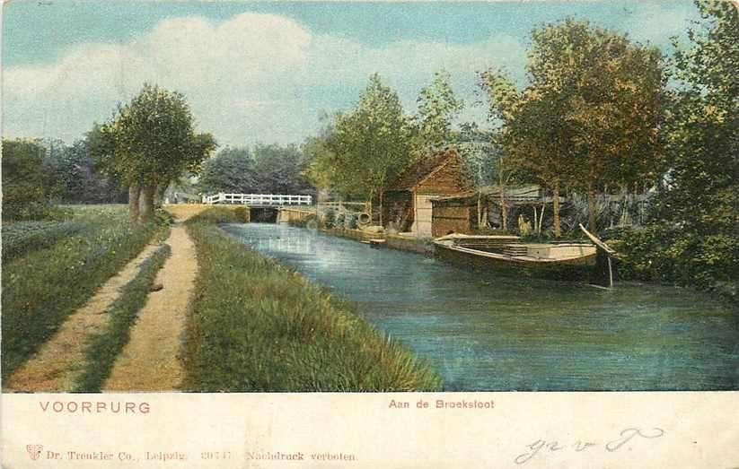 377-709-019 Voorburg ZH Aan de Broeksloot, Verzenden, Voor 1920, Zuid-Holland