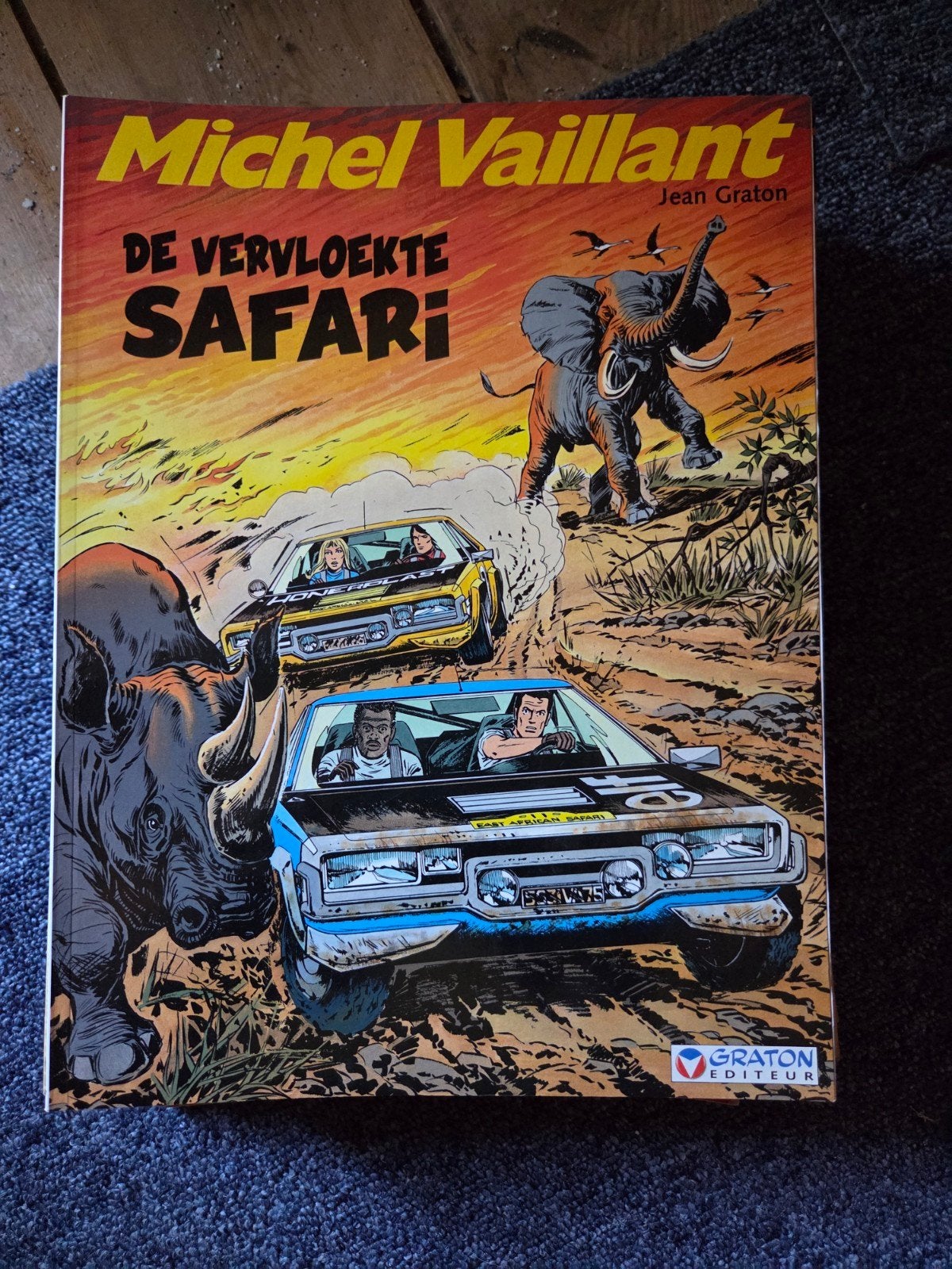 Michel Vaillant - De Vervloekte Safari - Jean Graton, Boeken, Stripboeken, Ophalen