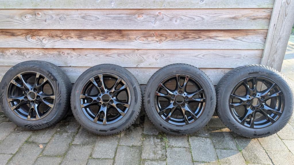 Te koop bmw velgen + goede banden, Ophalen, Gebruikt