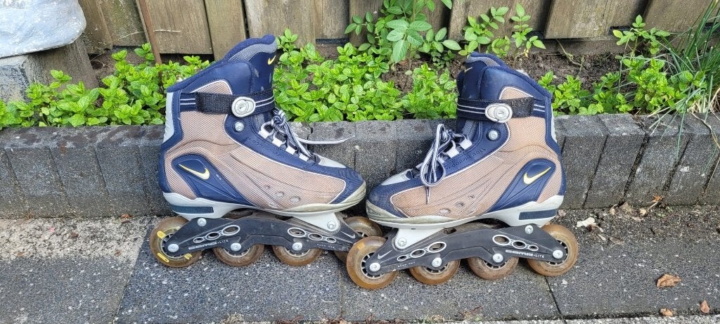 Skeelers Nike N dorfin roll maat 40,5, Overige merken, Gebruikt, Ophalen of Verzenden, Inline skates 4 wielen