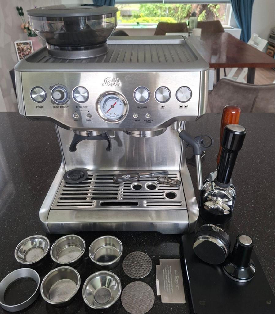 Solis (Sage) Barista Express, Witgoed en Apparatuur, Koffiemachine-accessoires, Gebruikt, Barista-accessoire, Sage, Sage, Ophalen