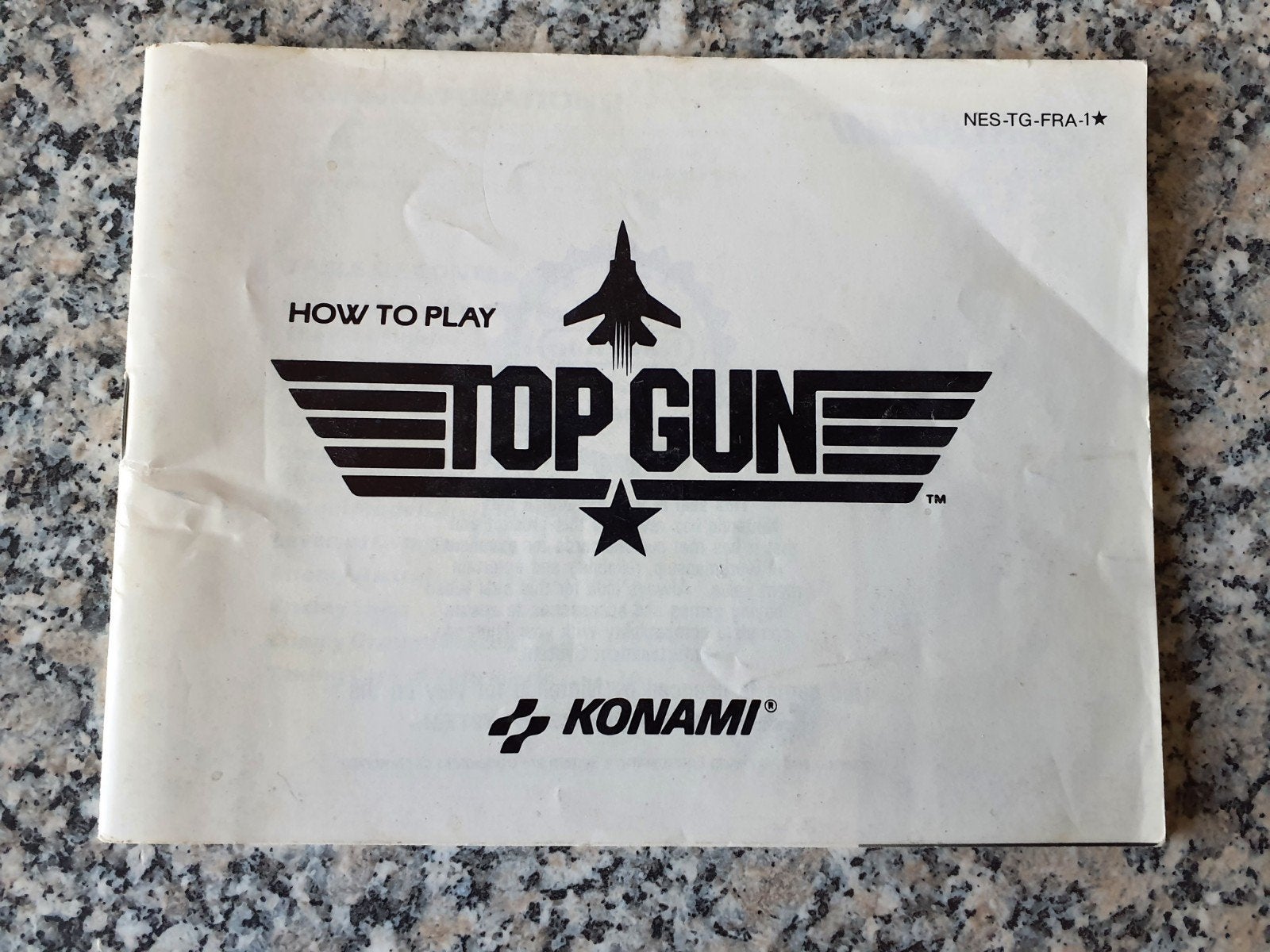 Top gun handleiding voor Nintendo NES game., 1 speler, Verzenden, Gebruikt, Vanaf 3 jaar