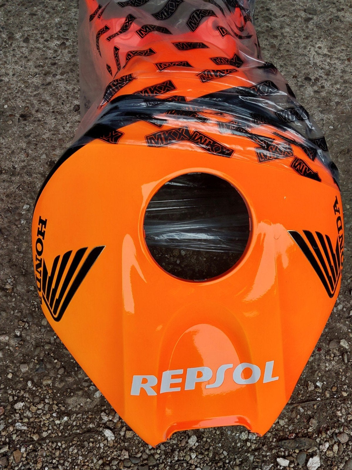 Honda CBR1000RR SC57 2004-2007 Tankcover Fel Oranje Repsol, Ophalen, Nieuw