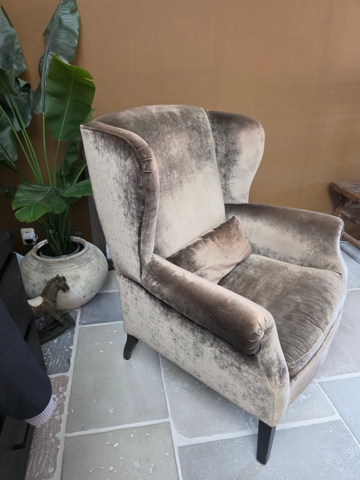 Aura peeperkorn fauteuil originele, Ophalen of Verzenden, Zo goed als nieuw, Stof, 50 tot 75 cm