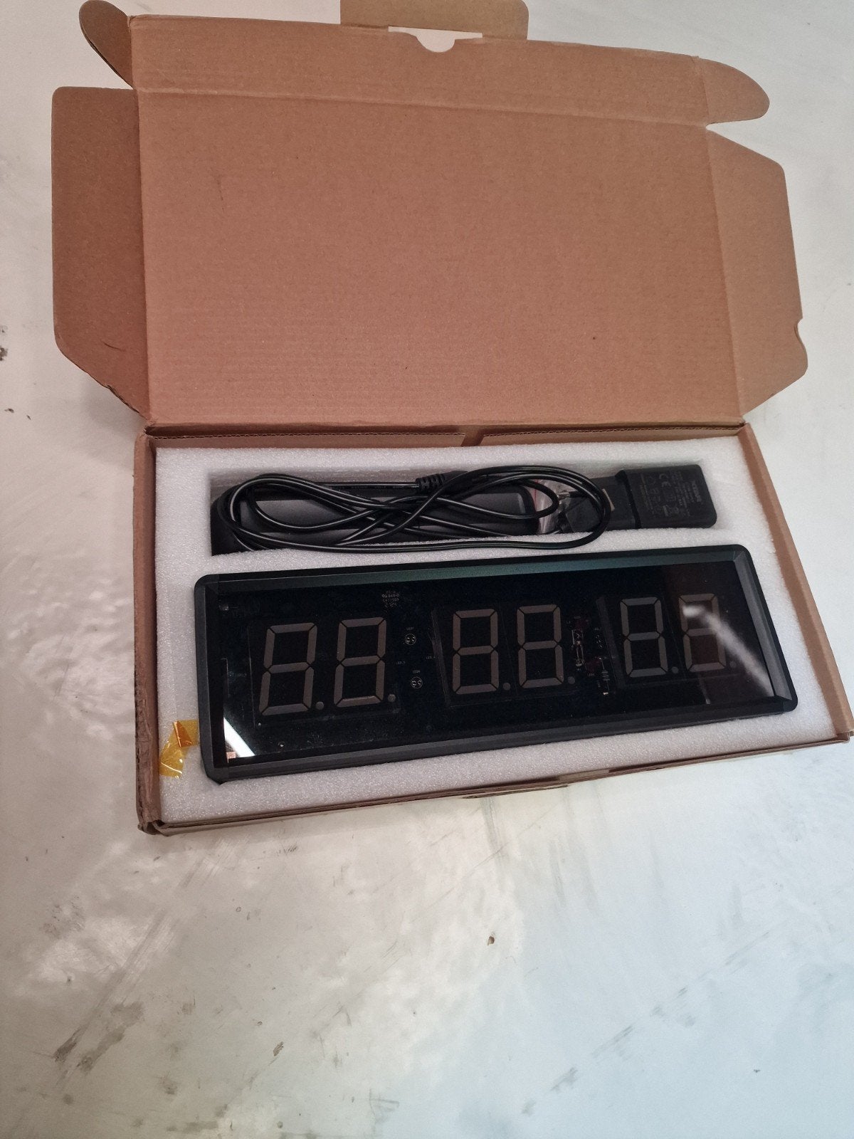 Digitale LED Interval Timer Klok met Afstandsbediening, Ophalen, Werkt op batterijen, Nieuw, Digitaal