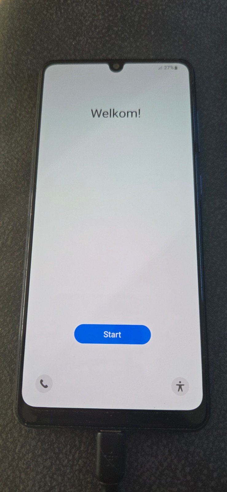 Samsung Galaxy A31, Ophalen, Gebruikt, Zwart, Touchscreen