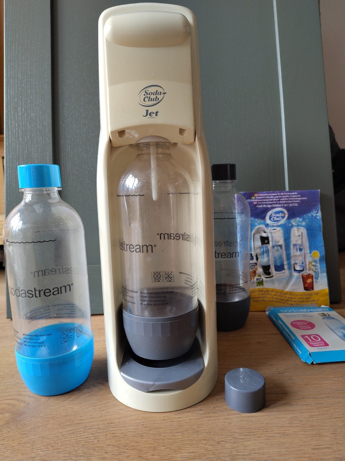 Soda Club Jet bruiswaterapparaat met flessen, Ophalen of Verzenden, Gebruikt