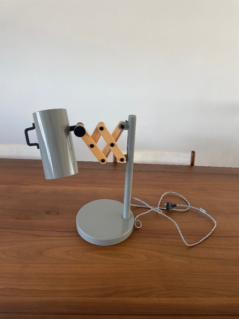 Zuiver Study tafellamp / bureaulamp – grijs, Bureaulamp, Grijs, Ophalen, 50 cm