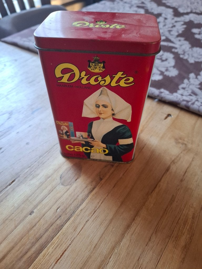 Blik droste, Ophalen of Verzenden, Gebruikt, Overige, Droste