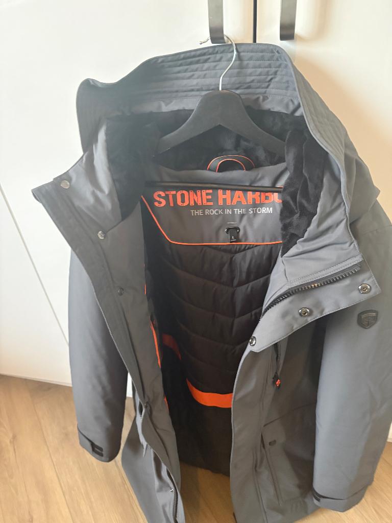Herenjas Stone Harbour, Overige maten, Ophalen of Verzenden, Grijs, Stone harbour
