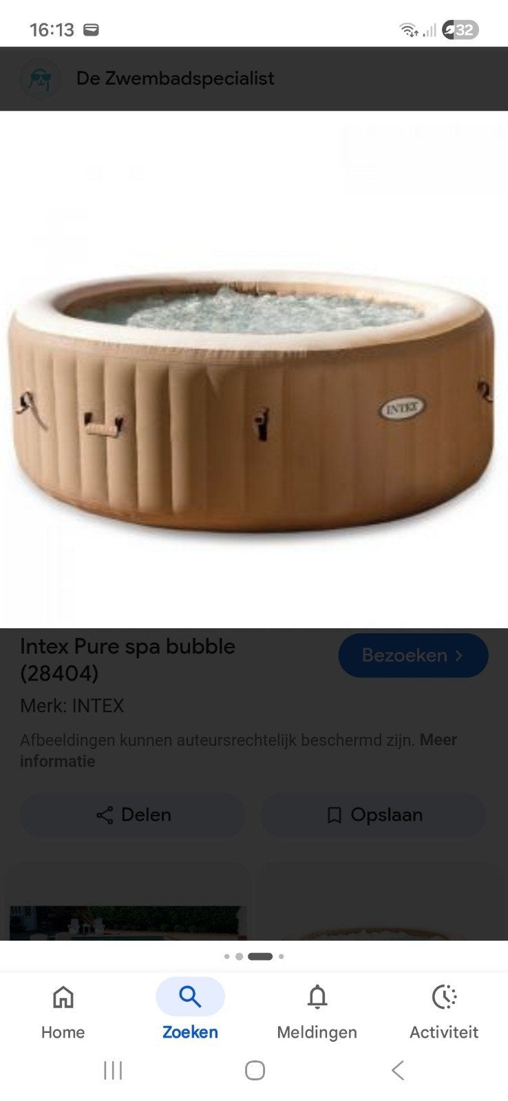 Intex Pure Spa Jaccuzzi-opknapper!! Let op!, Ophalen of Verzenden, Gebruikt