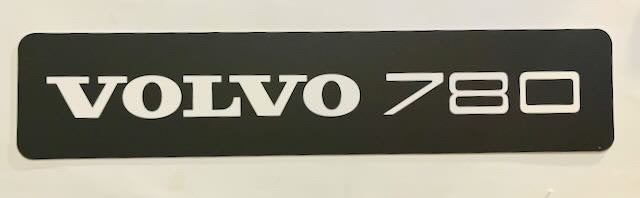 VOLVO 780    - showplaat   showroom  kentekenplaat - r, Ophalen of Verzenden, Auto's