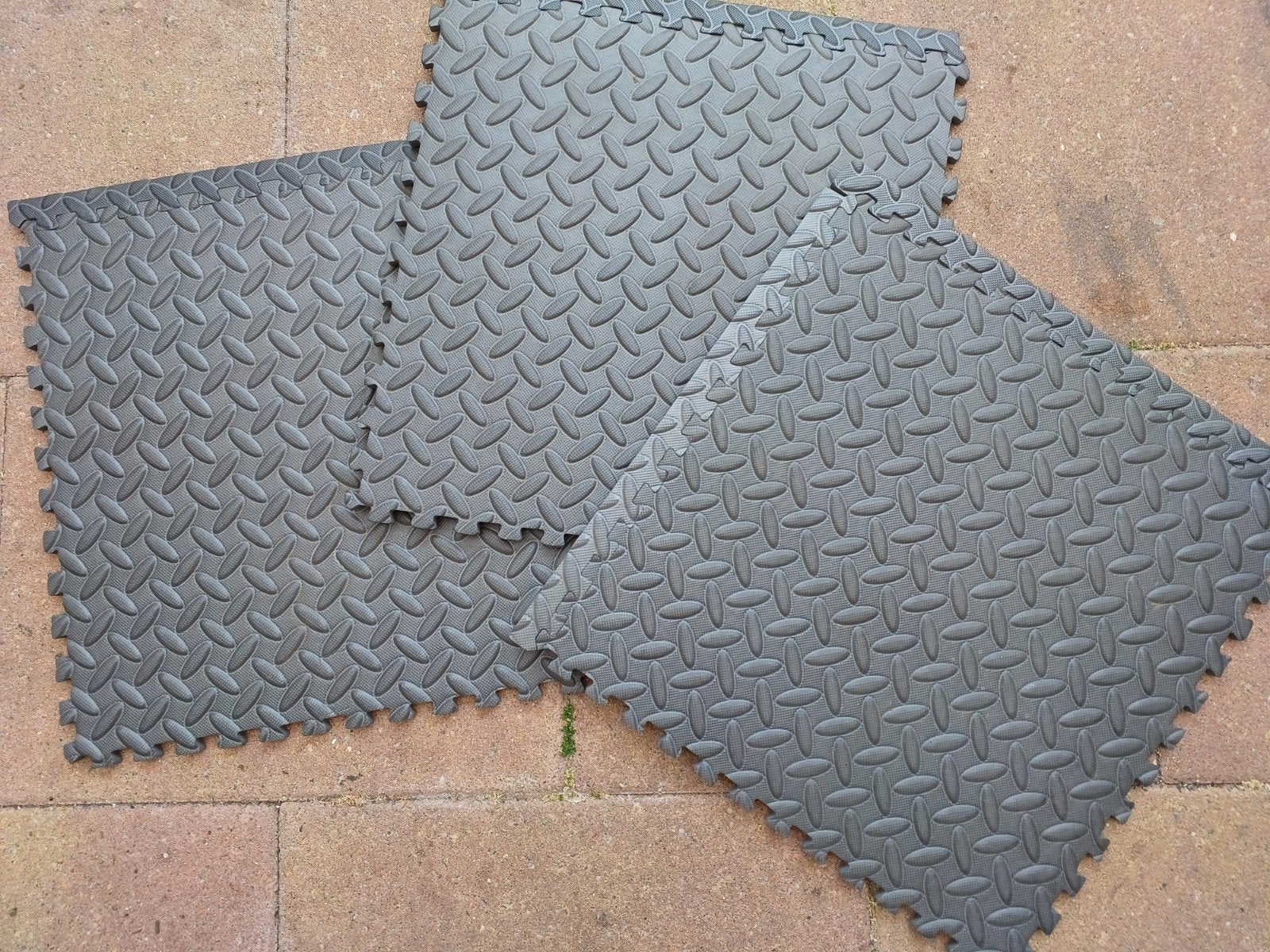 Set van 12 foam tegels - Grijs - 38,5x38,5 cm, Ophalen of Verzenden, Zo goed als nieuw