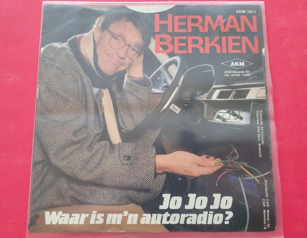 Herman Berkien - Ja ja ja waar is mijn autoradio, Cd's en Dvd's, Ophalen, Zo goed als nieuw, Overige formaten, Levenslied of Smartlap