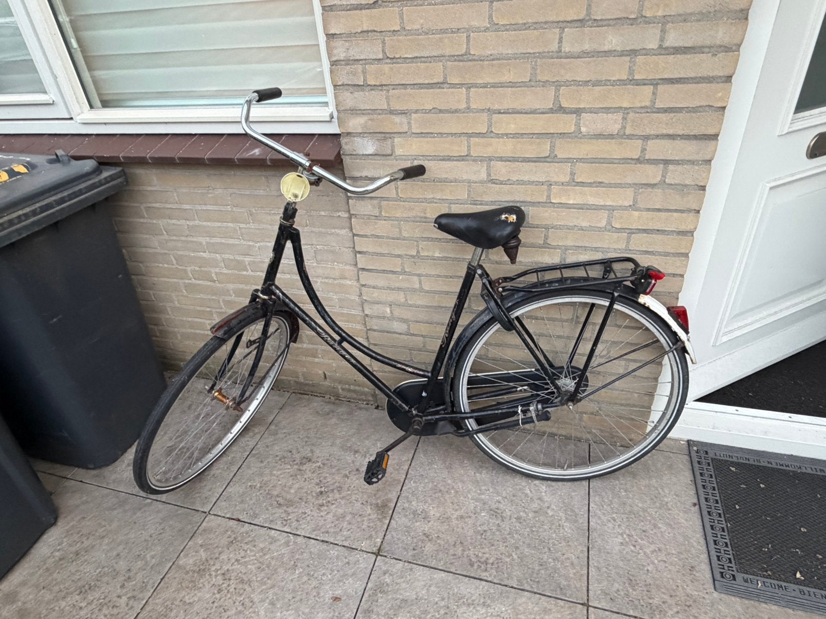 Oma fiets kapot frame onderdeel, 56 cm of meer, Ophalen, Gebruikt, Terugtraprem