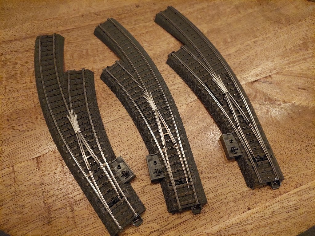 Marklin c-rails wissels en bochten h0, Wisselstroom, Rails, Ophalen of Verzenden, Zo goed als nieuw