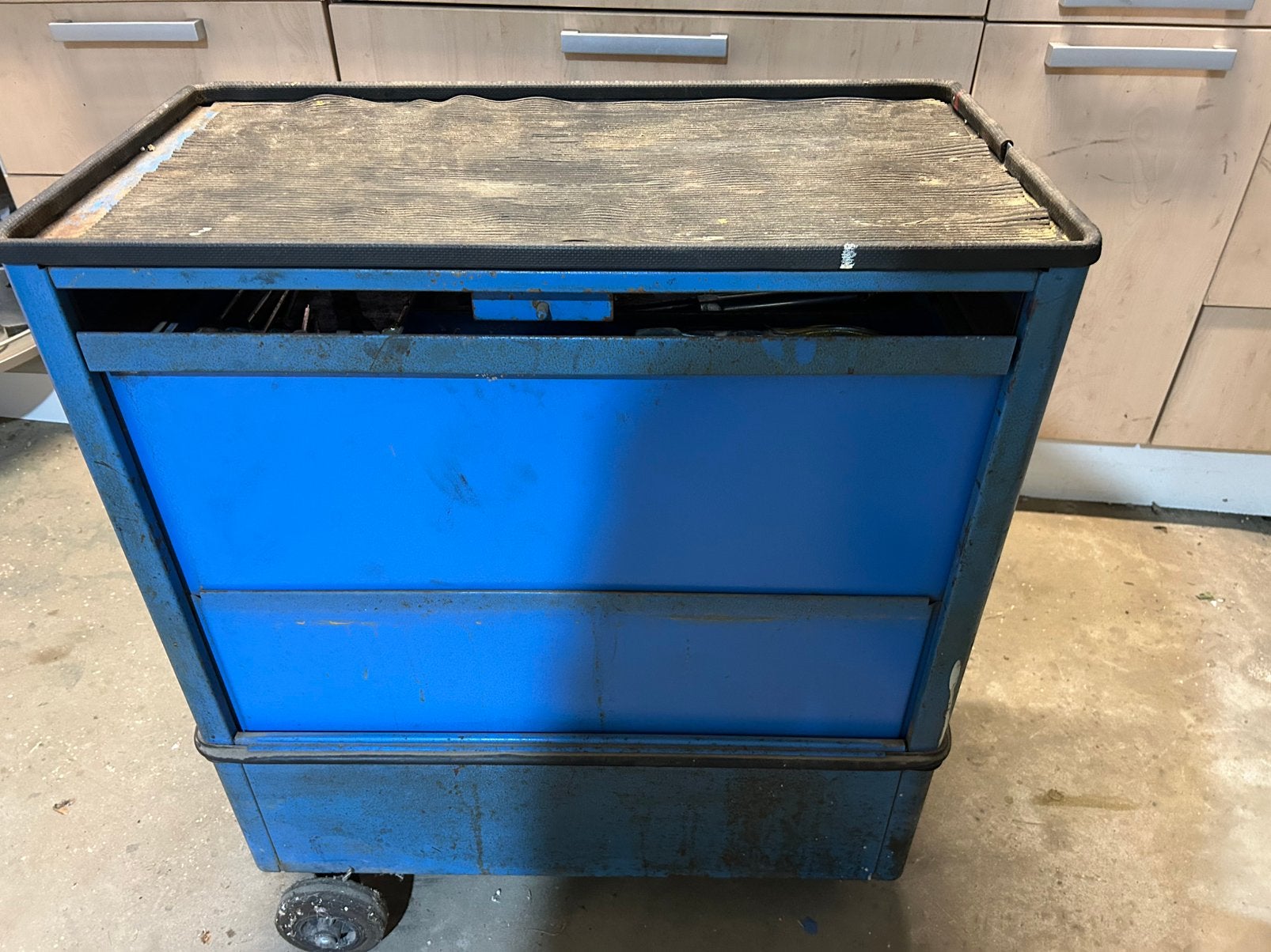 Gedore gereedschapwagen, Ophalen, Zo goed als nieuw