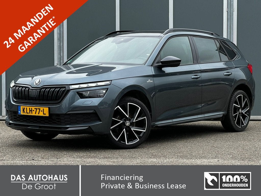Skoda Kamiq 1.5 TSI 150pk DSG Monte Carlo | ACC | Camera | P, Auto's, Skoda, 12 maanden, Euro 6, Leder en Stof, Origineel Nederlands