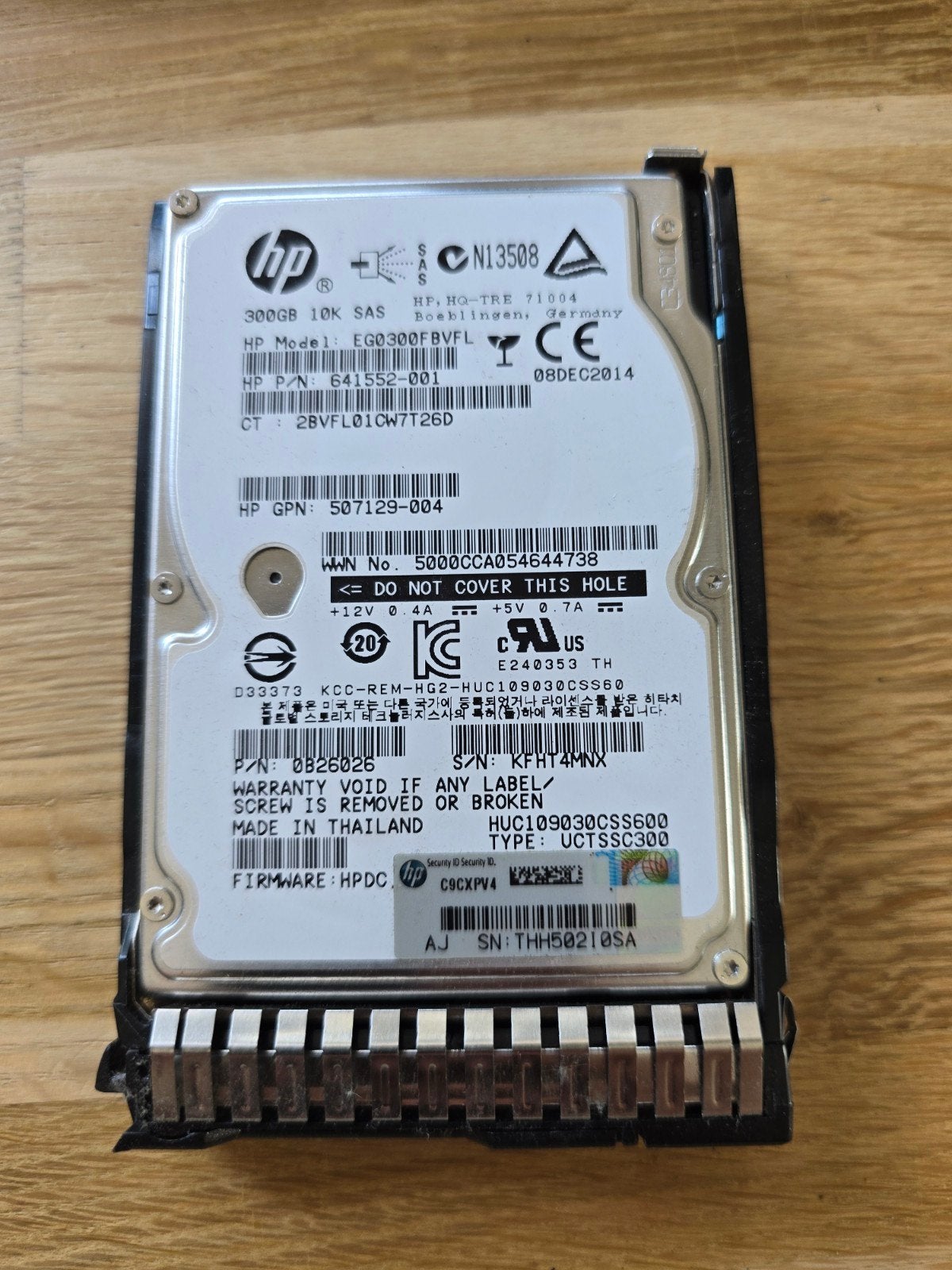 HP 300GB 10K SAS 2,5 inch Harde Schijf - Server HDD, Computers en Software, Harde schijven, Gebruikt, Server, Intern, HDD, SAS