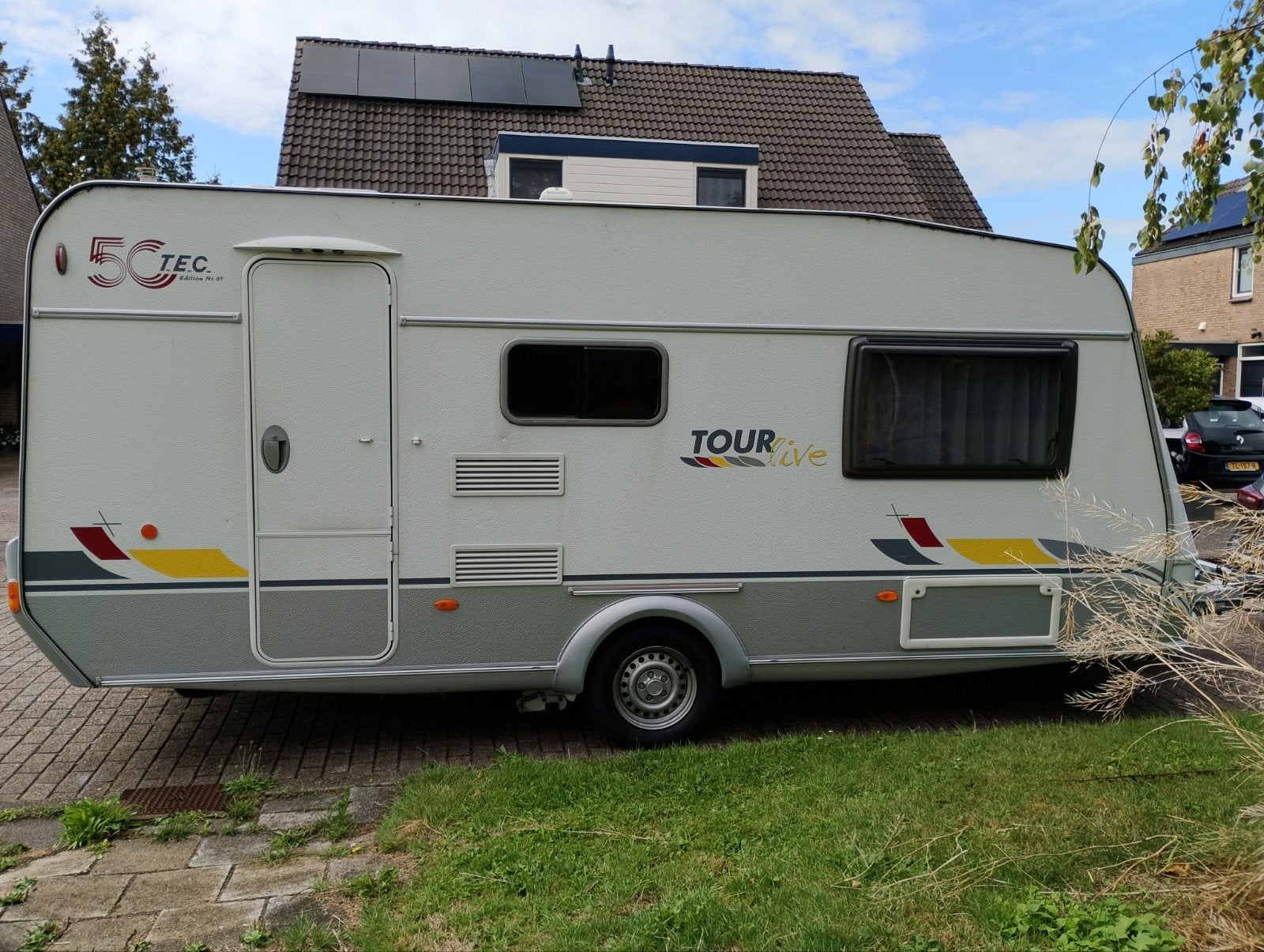 Caravan Tec tour live 50 (bouwjaar 2007), Caravans en Kamperen, T.E.C., Treinzit, 4 tot 5 meter, Kachel