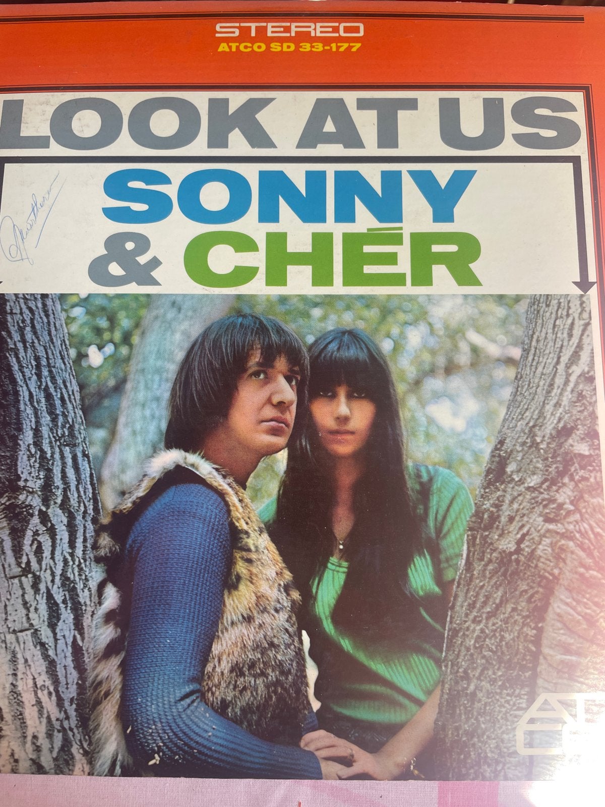 Sonny & Cher - Look At Us LP (Stereo, ATCO SD 33-177), LP, Gebruikt, Pop, Ophalen of Verzenden
