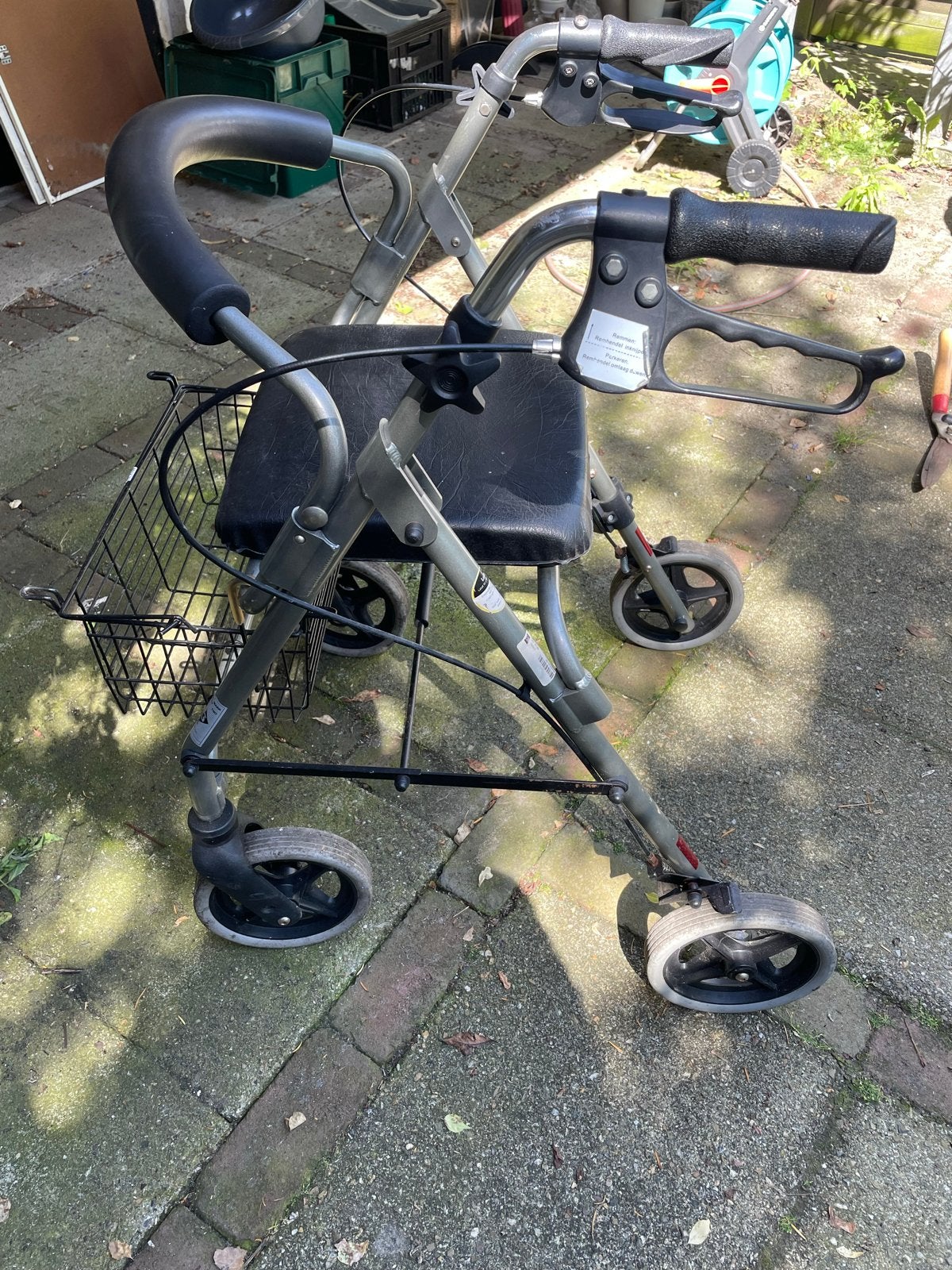 Rollator, Ophalen, Gebruikt