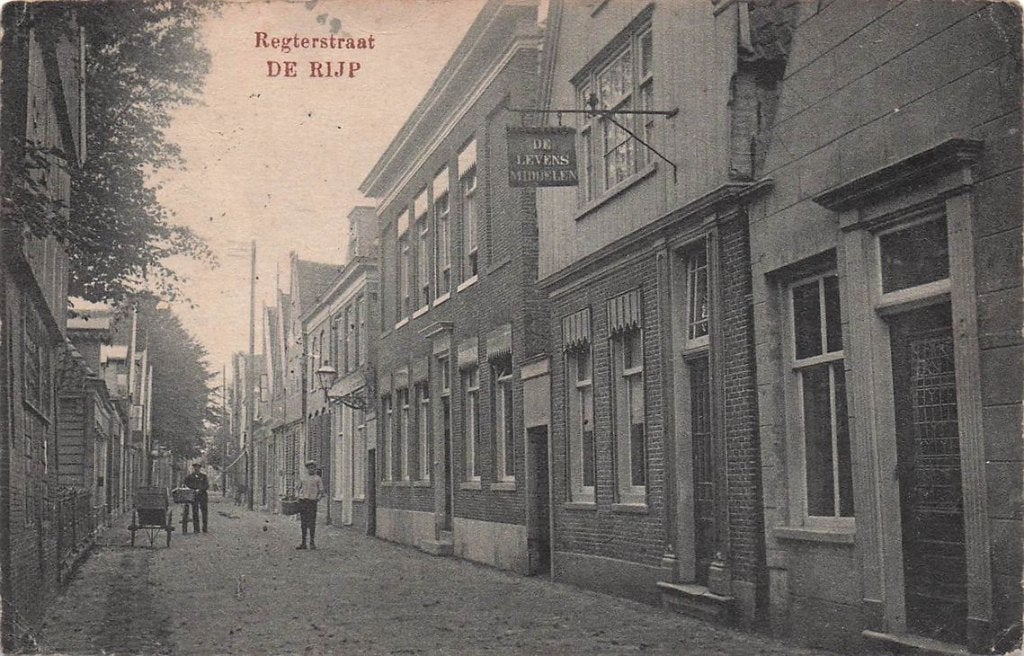 702-128-011 Regterstraat De Rijp, Verzamelen, Verzenden, Voor 1920, Noord-Holland