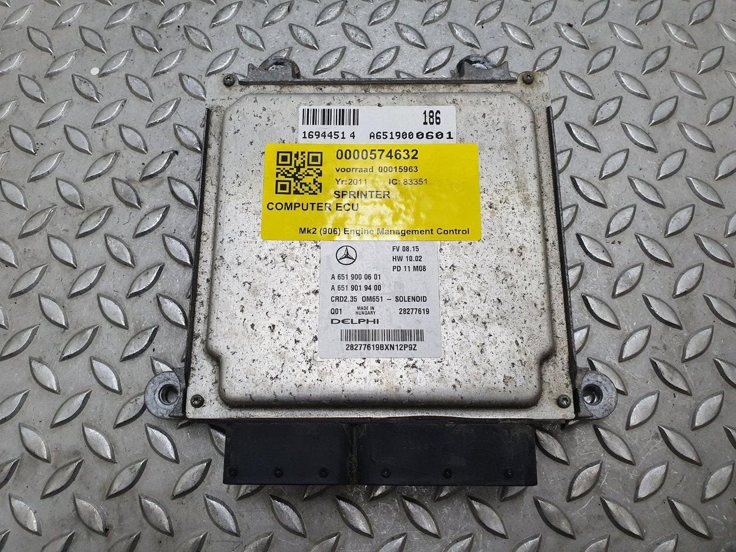 MERCEDES SPRINTER 999 516 CDI COMPUTER ECU 2011, Gebruikt, -, -, Ophalen of Verzenden