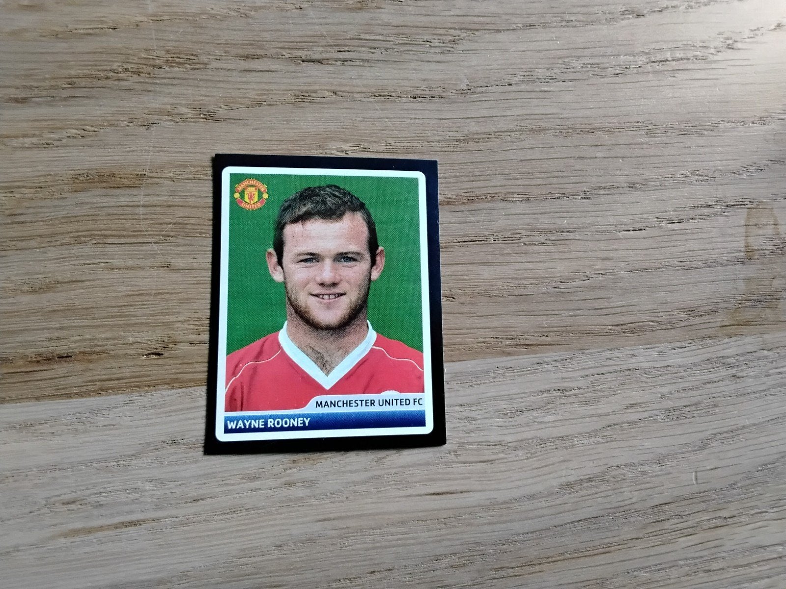 Panini Sticker Wayne Rooney Champions League 2006/07, Ophalen of Verzenden, Zo goed als nieuw, Poster, Plaatje of Sticker