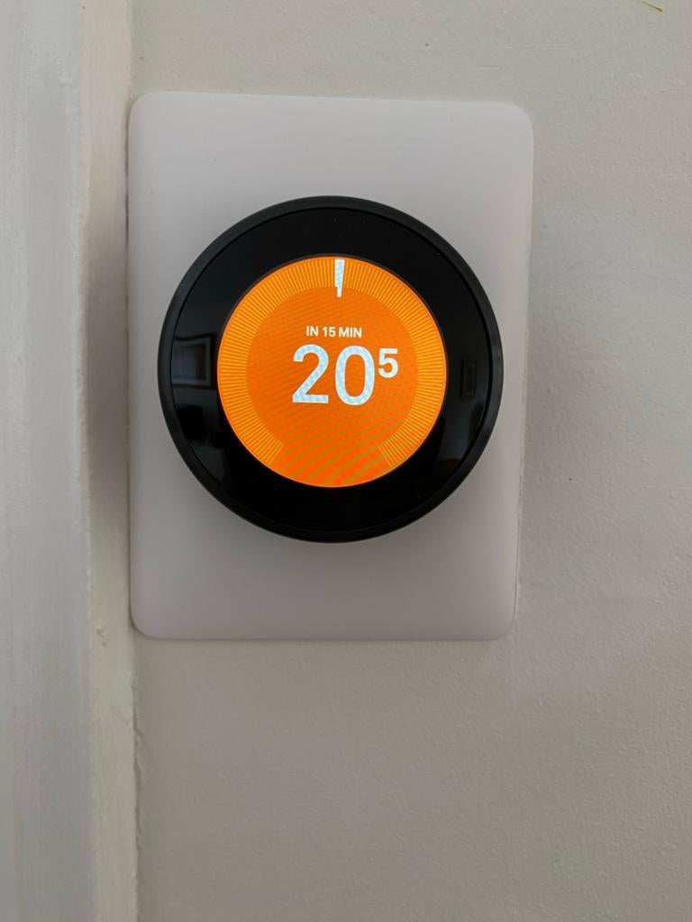 Google Nest Thermostaat, Doe-het-zelf en Verbouw, Thermostaten, Ophalen, Slimme thermostaat, Zo goed als nieuw