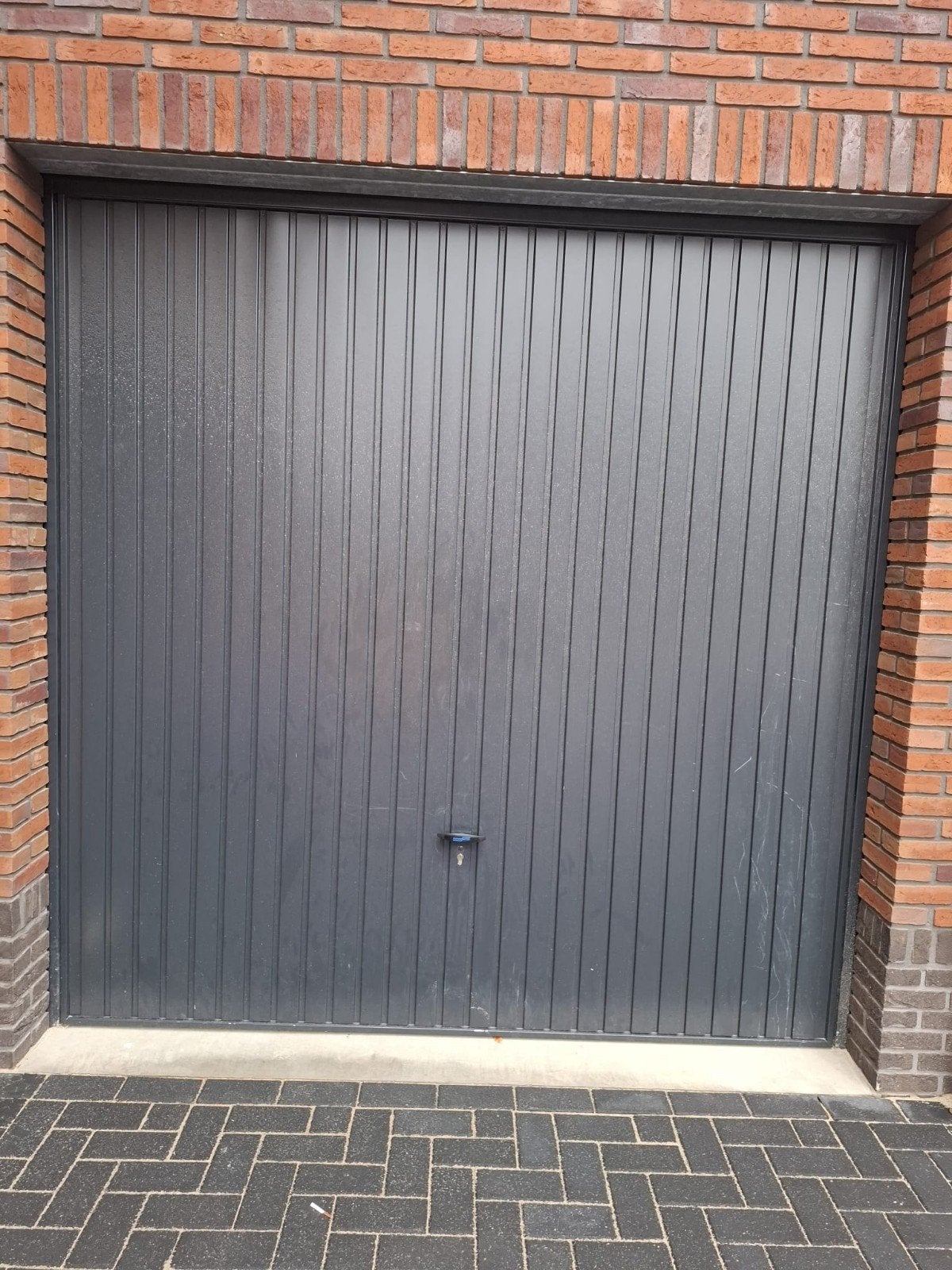 Garagedeur, Doe-het-zelf en Verbouw, Ophalen, Kunststof, 120 cm of meer, 215 cm of meer