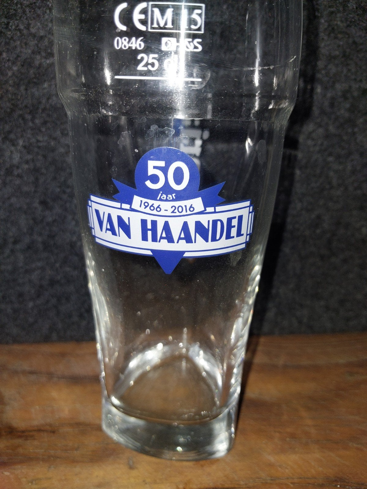 Bavaria bierglas 2016 - 50 jaar Partycentrum Van Haandel, Ophalen of Verzenden