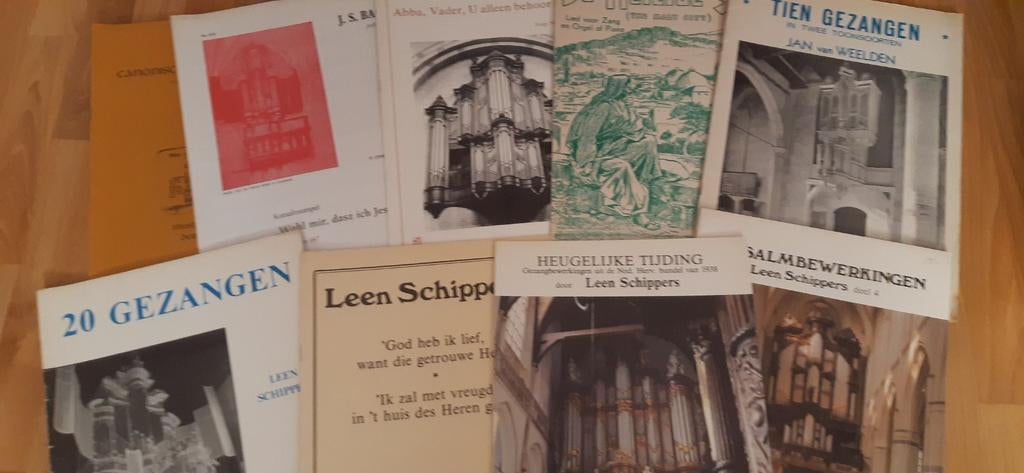Stapel bladmuziek voor (kerk) orgel uitg. Willemsen en ander, Orgel, Gebruikt, Ophalen of Verzenden, Religie en Gospel