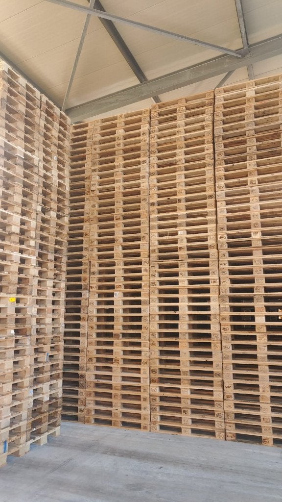 Nieuwe EPAL Euro Pallets 80x120 €12,00 excl. transport OP=OP, Ophalen, Minder dan 25 mm, Nieuw, Pallet