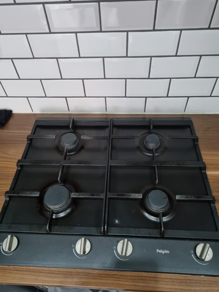 Ingebouwde kookplaat, Gebruikt, Inbouw, Gas, 4 kookzones