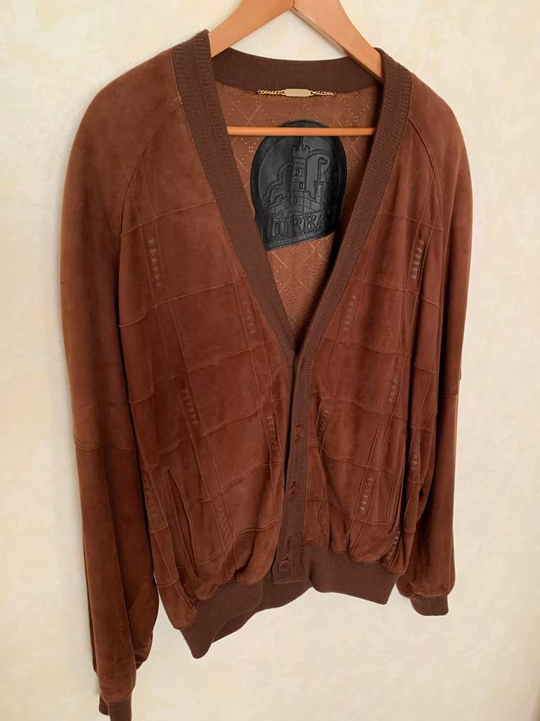 Torras Cardigan Bruin - Maat L, Kleding | Heren, Ophalen of Verzenden, Zo goed als nieuw, Maat 52/54 (L), Bruin