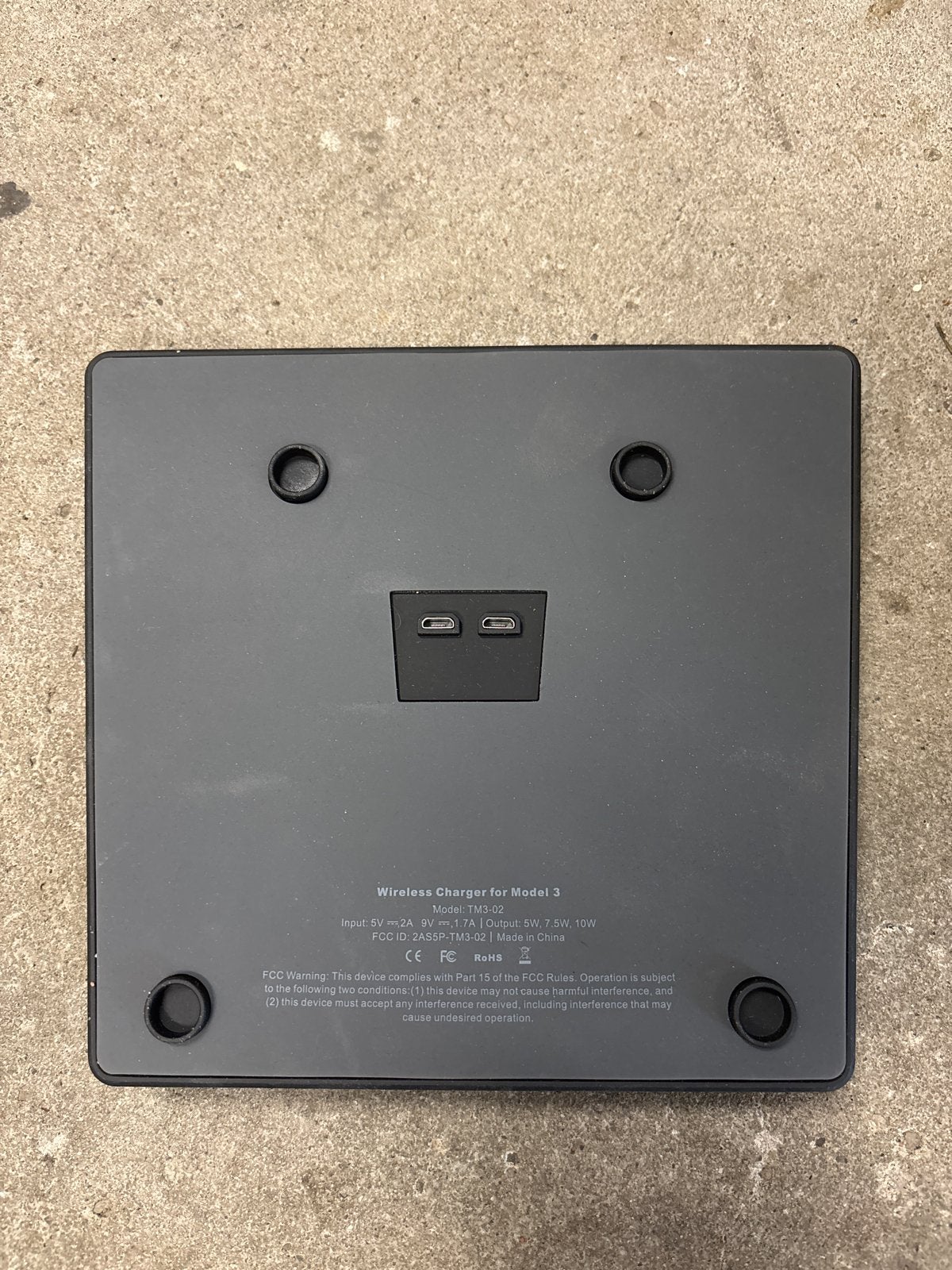 Draadloze Oplader voor Tesla Model 3 - Model TM3-02, Ophalen of Verzenden, Gebruikt