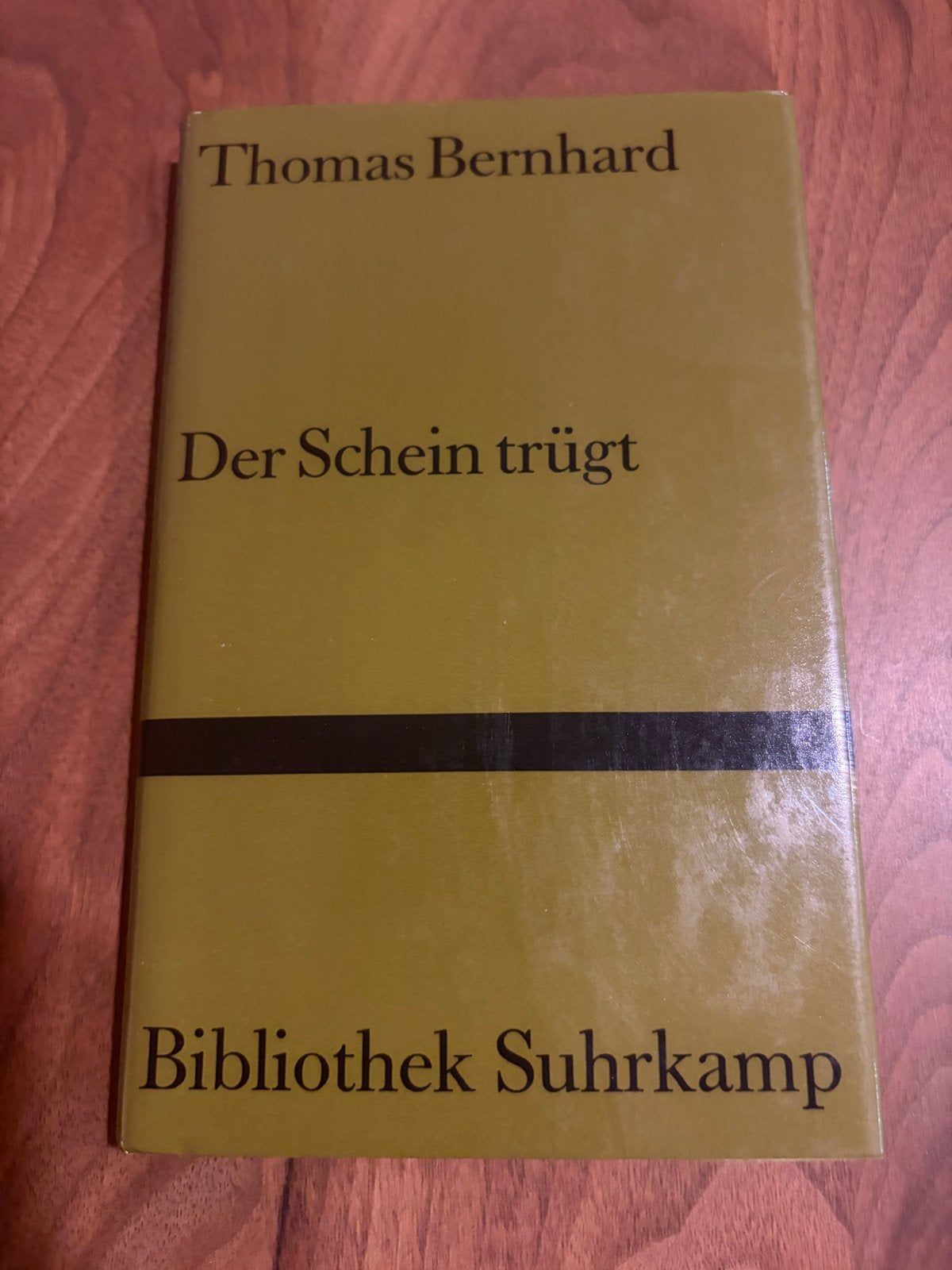 Thomas Bernhard - Der Schein trügt (Bibliothek Suhrkamp), Ophalen of Verzenden, Zo goed als nieuw, Europa overig