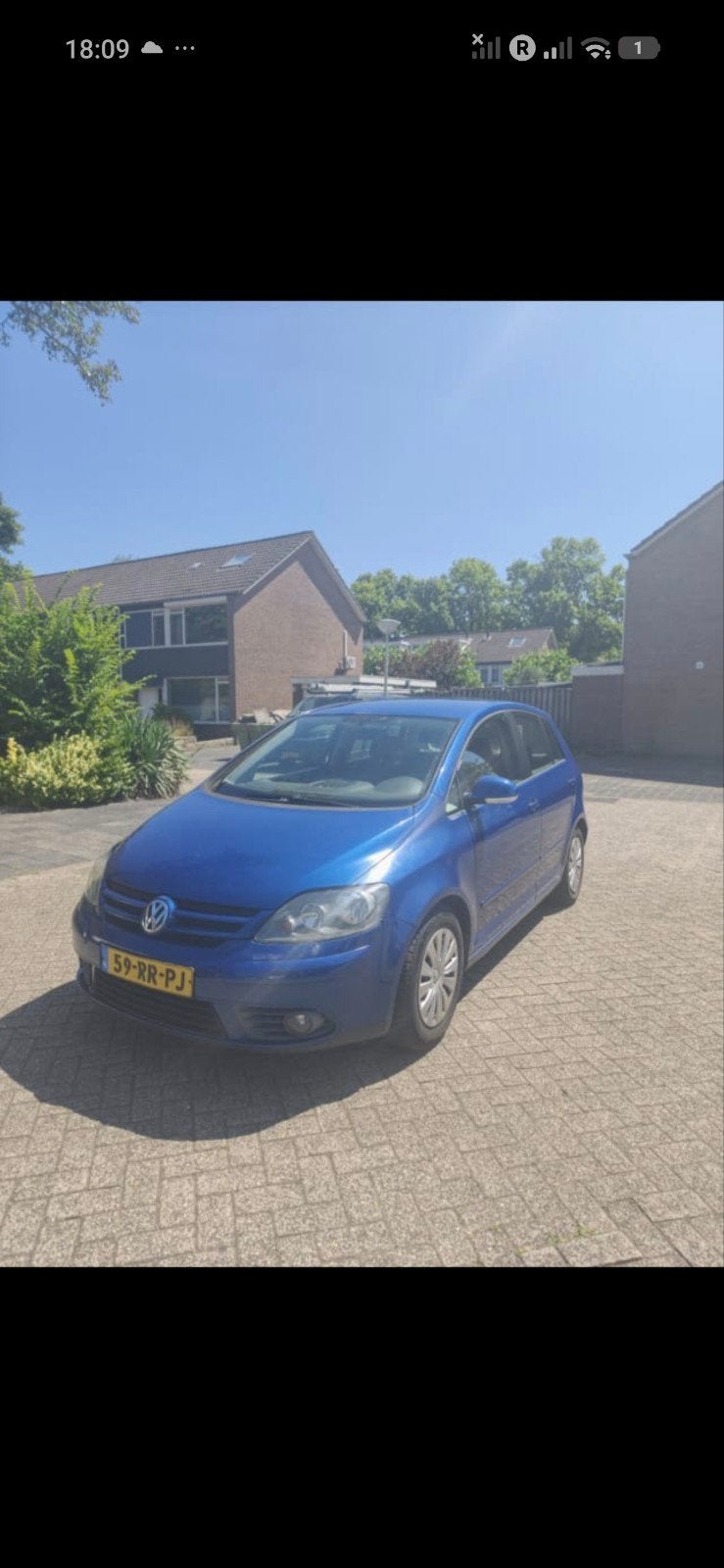 Volkswagen Golf Plus 1.6 FSI 85KW 2005 Blauw, Auto's, 4 cilinders, Blauw, 1200 kg, 115 pk