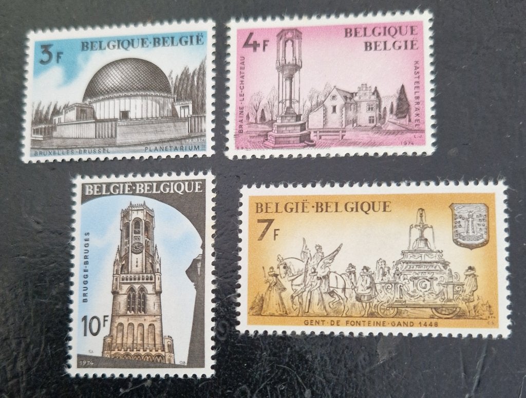 België 1974 - OBP 1718-1722 -  Historische uitgifte  4 van 5, Frankeerzegel, Ophalen of Verzenden, Postfris, Postfris