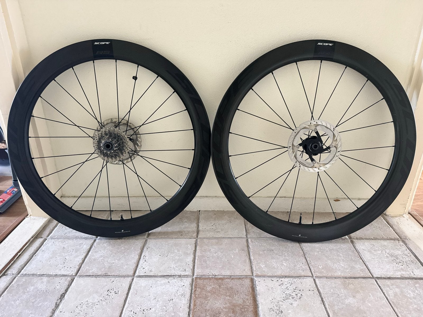 Scope R5 Carbon Wielset - gebruikt, Wiel, Gebruikt, Ophalen of Verzenden, Racefiets