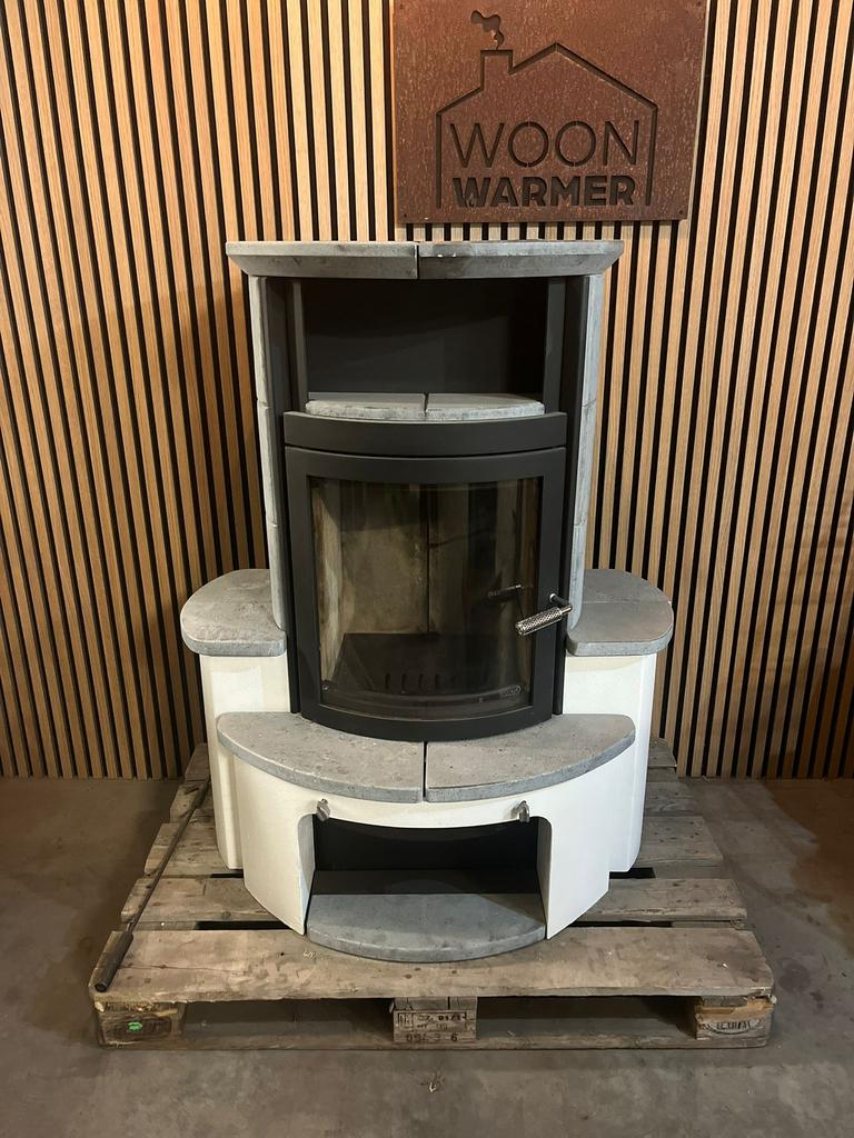 25040 Speksteenkachel Hark 7kw, Ophalen, Info@woonwarmer.nl, Gebruikt, Houtkachel