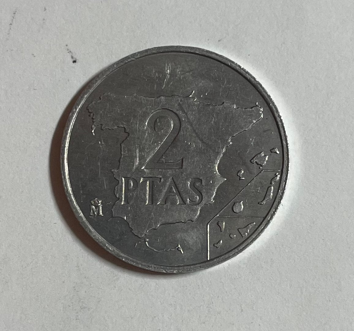 2 pesetas Spanje 1984, Ophalen of Verzenden, Overige landen